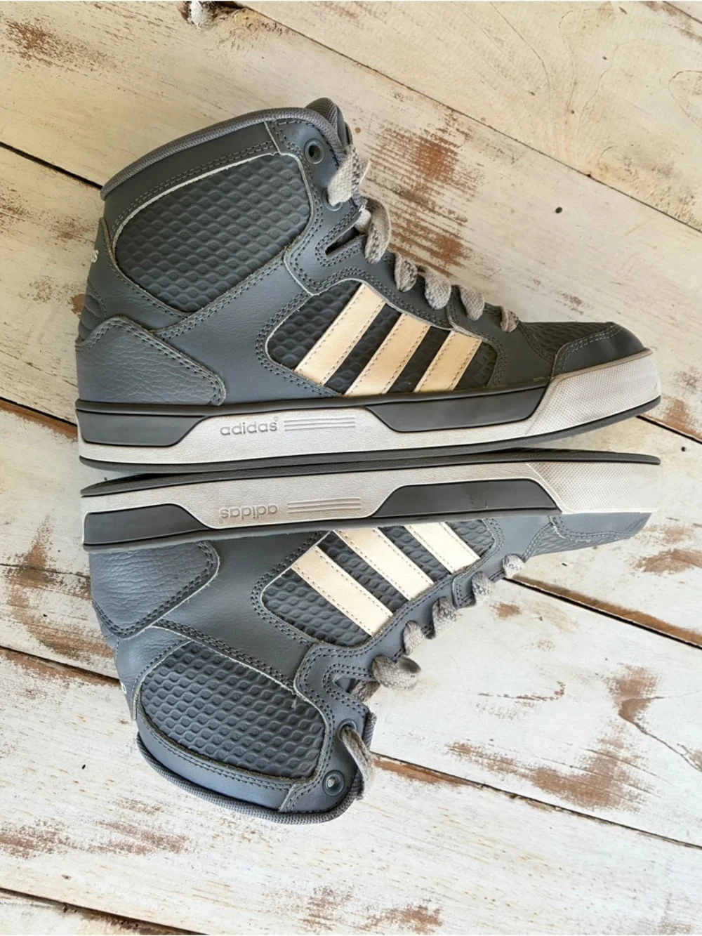 Adidas Neo Raleigh Mid retro basketball sneakers streetwear sz 6.5 men’s Rare